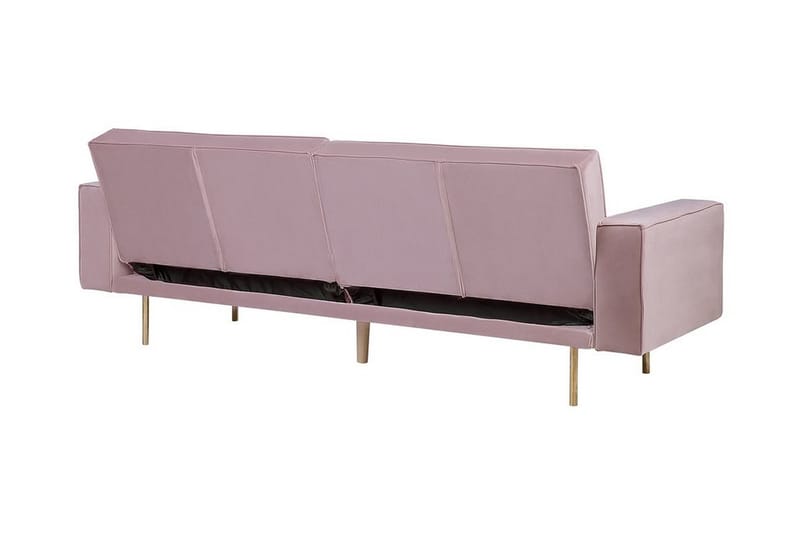 Visnes sovesofa 218 cm - Lyserød - Sovesofaer - 3 personers sovesofa