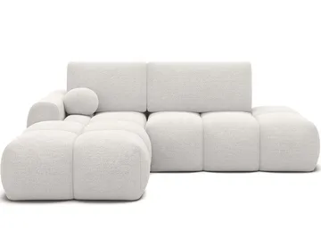 Vittario 3-personers boblende sovesofa med divan og opbevaring, venstre - Royal 01 - Møbler - Sofaer - Sovesofaer