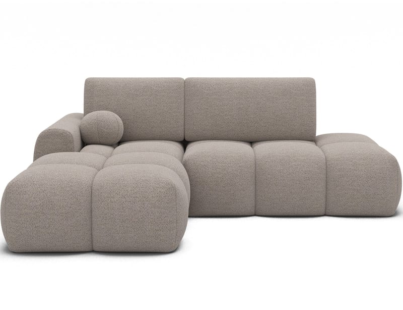 Vittario 3-personers boblende sovesofa med divan og opbevaring, venstre - Royal 18 - Møbler - Sofaer - Sovesofaer