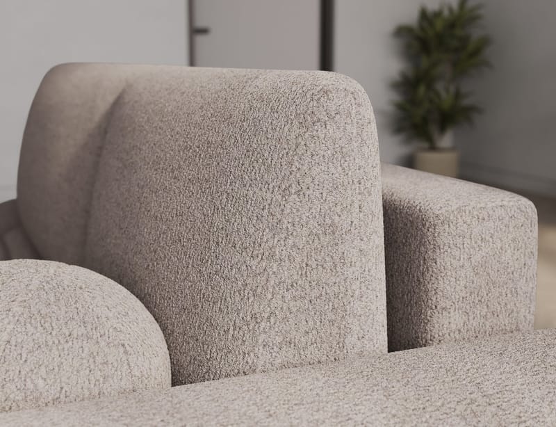 Vittario 3-personers Bubblig sovesofa med divan og opbevaring højre - Royal 18 - Møbler - Sofaer - Sovesofaer
