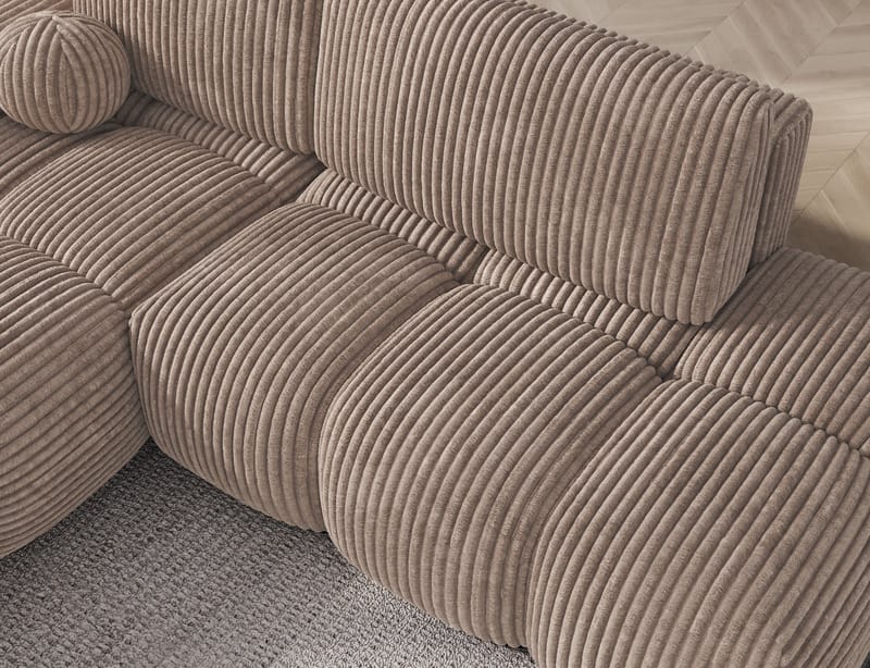 Vittario 3-personers boblende sovesofa med divan og opbevaring, venstre - Modullo 20 - Møbler - Sofaer - Sovesofaer