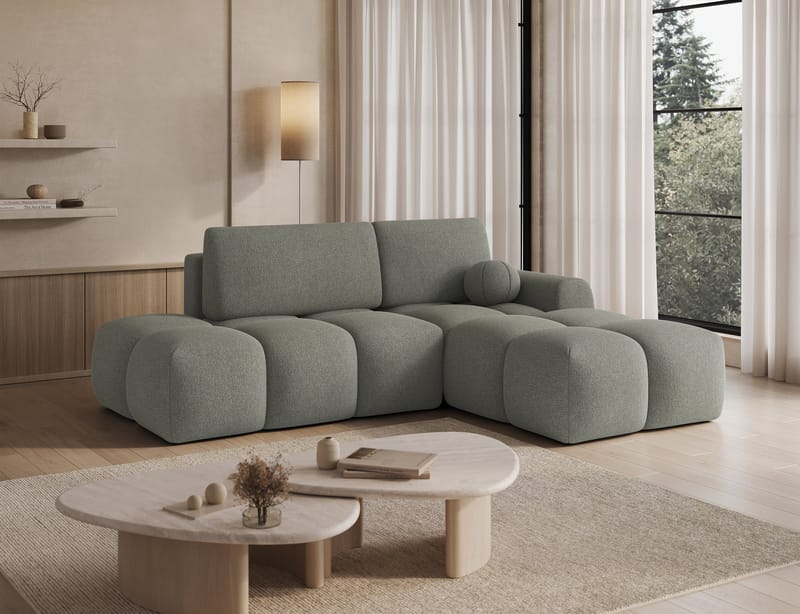 Vittario 3-personers Bubblig sovesofa med divan og opbevaring højre - Xillar 100 - Møbler - Sofaer - Sovesofaer