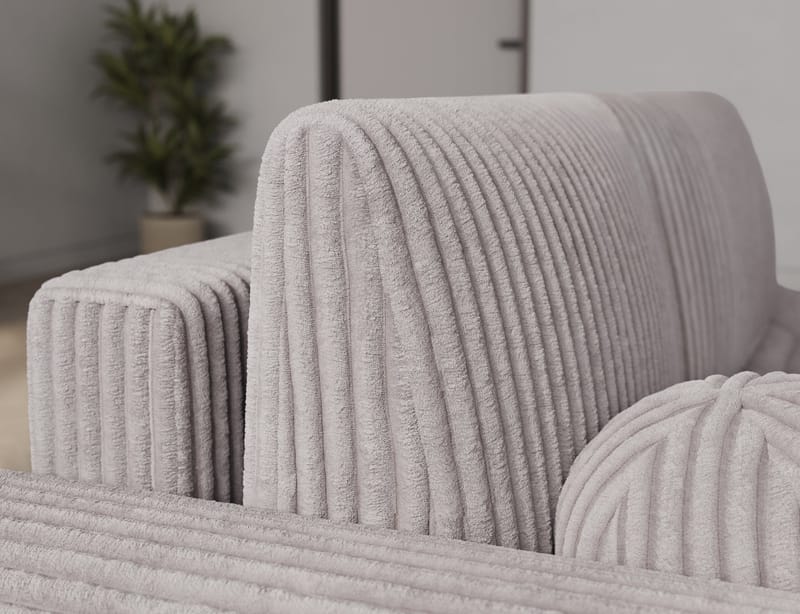 Vittario 3-personers boblende sovesofa med divan og opbevaring, venstre - Modullo 03 - Møbler - Sofaer - Sovesofaer