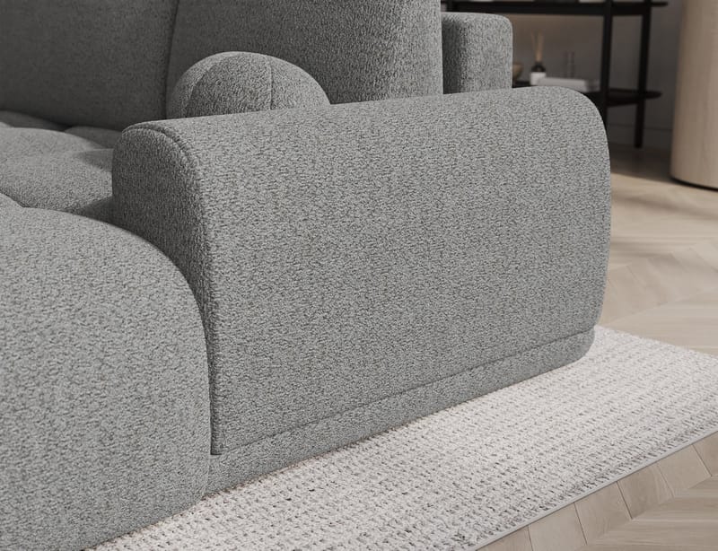Vittario 3-personers Bubblig sovesofa med divan og opbevaring højre - Royal 04 - Møbler - Sofaer - Sovesofaer