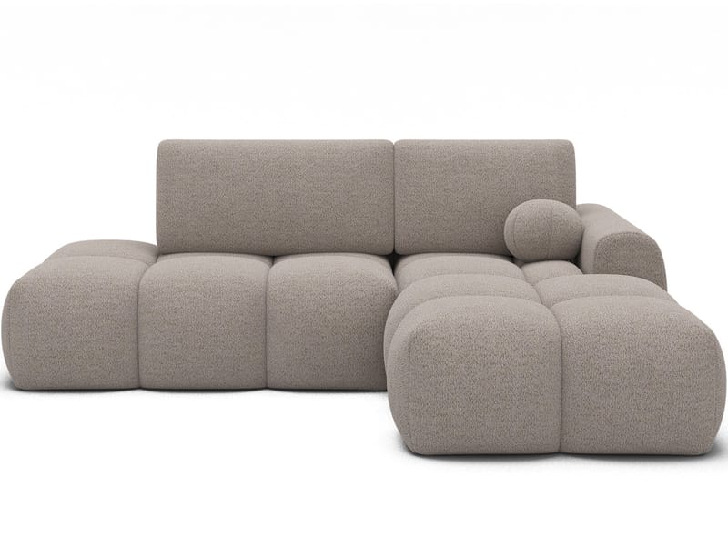 Vittario 3-personers Bubblig sovesofa med divan og opbevaring højre - Royal 18 - Møbler - Sofaer - Sovesofaer