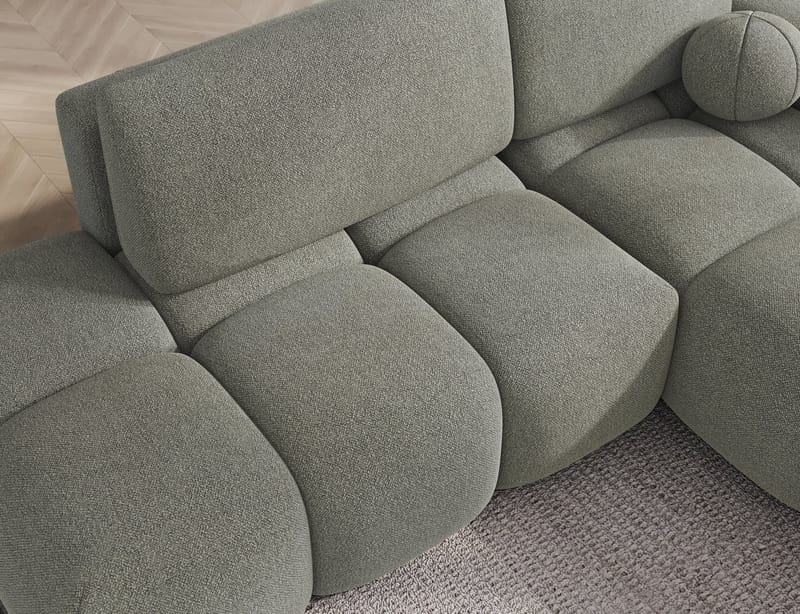 Vittario 3-personers Bubblig sovesofa med divan og opbevaring højre - Xillar 100 - Møbler - Sofaer - Sovesofaer