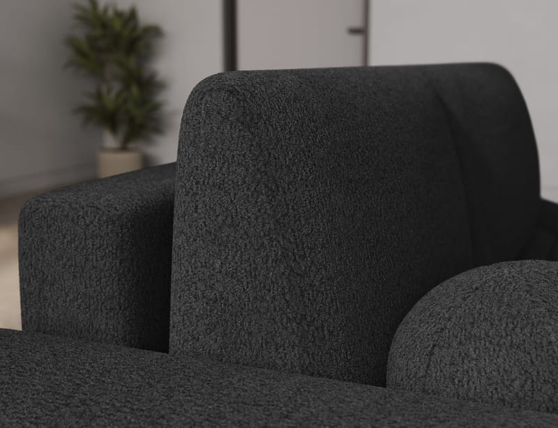 Vittario 3-personers boblende sovesofa med divan og opbevaring, venstre - Royal 05 - Møbler - Sofaer - Sovesofaer