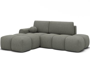 Vittario 3-personers boblende sovesofa med divan og opbevaring, venstre - Xillar 100 - Møbler - Sofaer - Sovesofaer