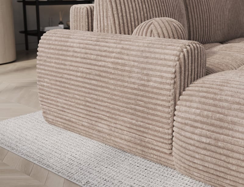 Vittario 3-personers boblende sovesofa med divan og opbevaring, venstre - Modullo 20 - Møbler - Sofaer - Sovesofaer