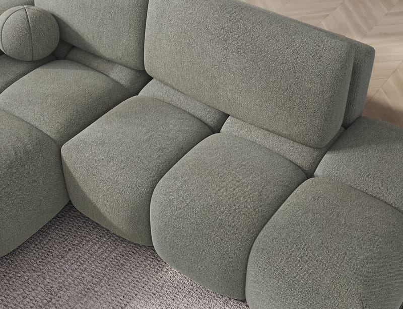 Vittario 3-personers boblende sovesofa med divan og opbevaring, venstre - Xillar 100 - Møbler - Sofaer - Sovesofaer