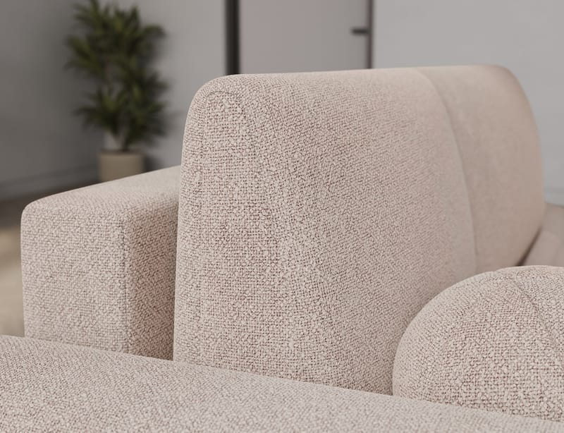 Vittario 3-personers boblende sovesofa med divan og opbevaring, venstre - Xillar 20 - Møbler - Sofaer - Sovesofaer