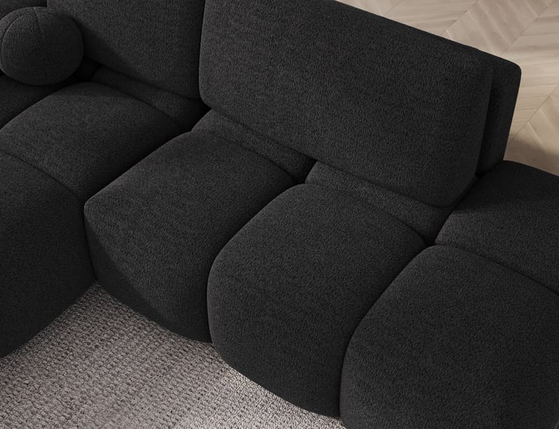 Vittario 3-personers boblende sovesofa med divan og opbevaring, venstre - Royal 05 - Møbler - Sofaer - Sovesofaer