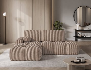 Vittario 3-personers boblende sovesofa med divan og opbevaring, venstre - Modullo 20 - Møbler - Sofaer - Sovesofaer