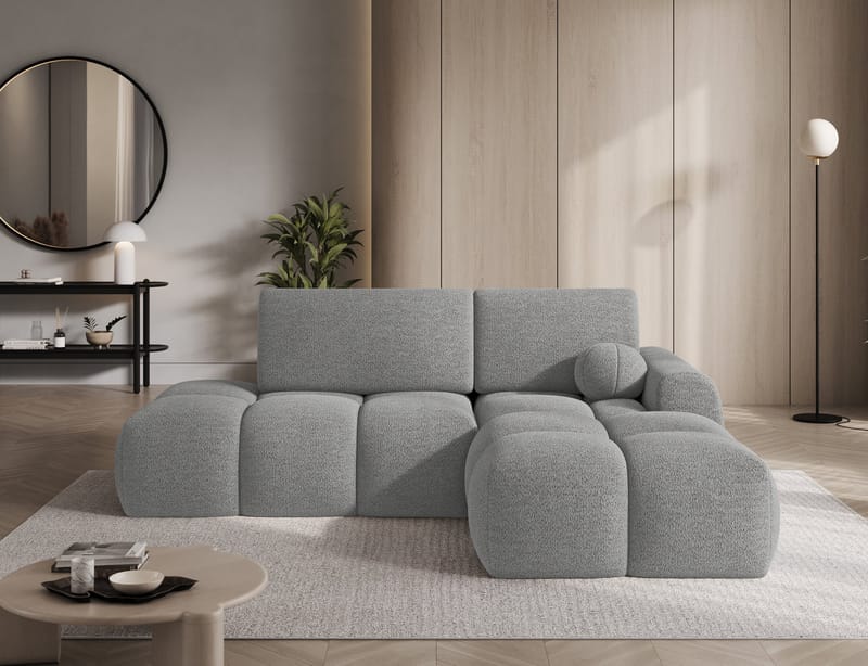 Vittario 3-personers Bubblig sovesofa med divan og opbevaring højre - Royal 04 - Møbler - Sofaer - Sovesofaer
