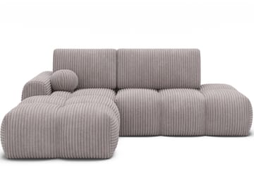 Vittario 3-personers boblende sovesofa med divan og opbevaring, venstre - Modullo 03 - Møbler - Sofaer - Sovesofaer