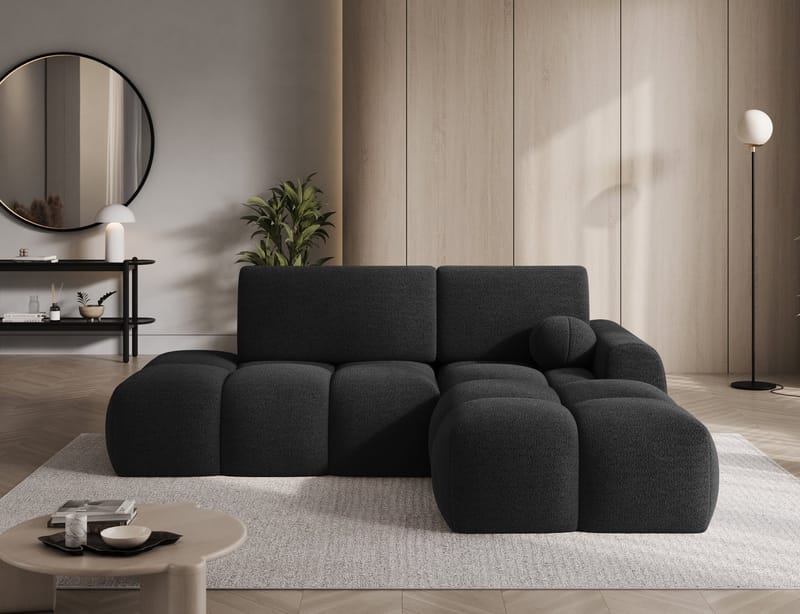 Vittario 3-personers Bubblig sovesofa med divan og opbevaring højre - Royal 05 - Møbler - Sofaer - Sovesofaer
