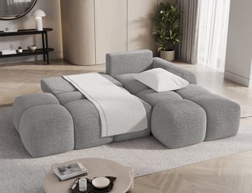 Vittario 3-personers Bubblig sovesofa med divan og opbevaring højre - Royal 04 - Møbler - Sofaer - Sovesofaer