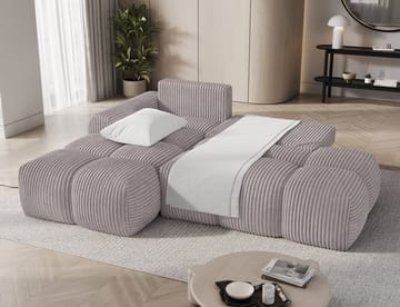 Vittario 3-personers boblende sovesofa med divan og opbevaring, venstre - Modullo 03 - Møbler - Sofaer - Sovesofaer