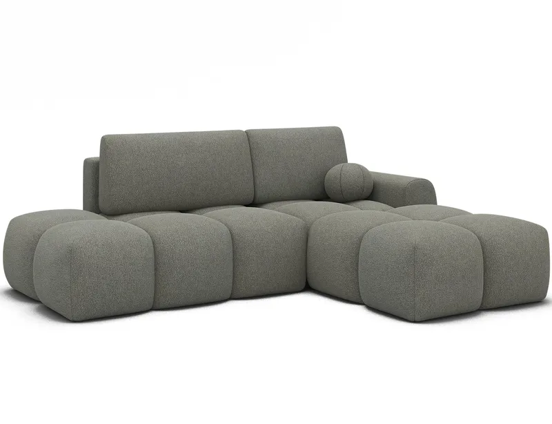 Vittario 3-personers Bubblig sovesofa med divan og opbevaring højre, Xillar 100