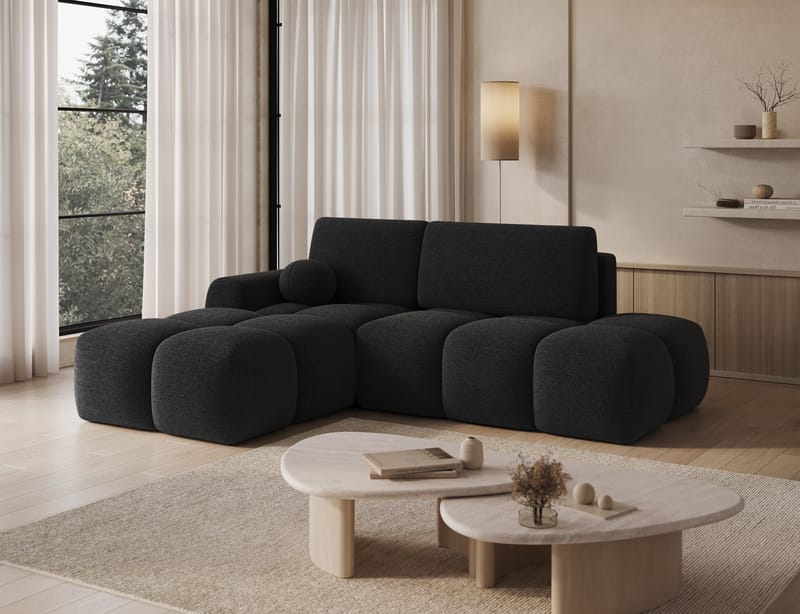 Vittario 3-personers boblende sovesofa med divan og opbevaring, venstre - Royal 05 - Møbler - Sofaer - Sovesofaer