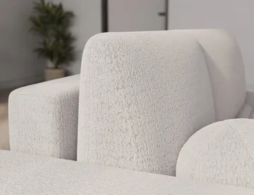 Vittario 3-personers boblende sovesofa med divan og opbevaring, venstre - Royal 01 - Møbler - Sofaer - Sovesofaer