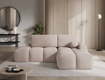 Vittario 3-personers Bubblig sovesofa med divan og opbevaring højre - Xillar 20 - Møbler - Sofaer - Sovesofaer