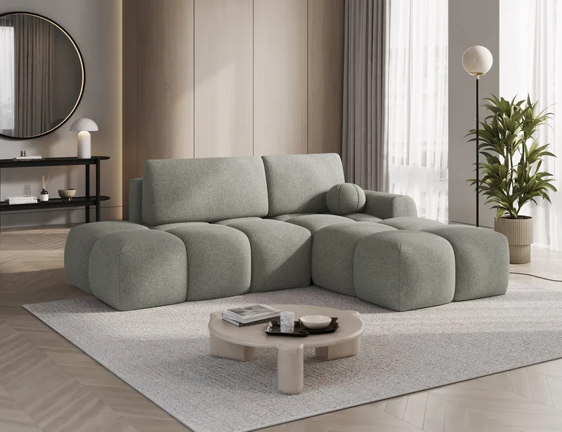 Vittario 3-personers Bubblig sovesofa med divan og opbevaring højre - Xillar 100 - Møbler - Sofaer - Sovesofaer