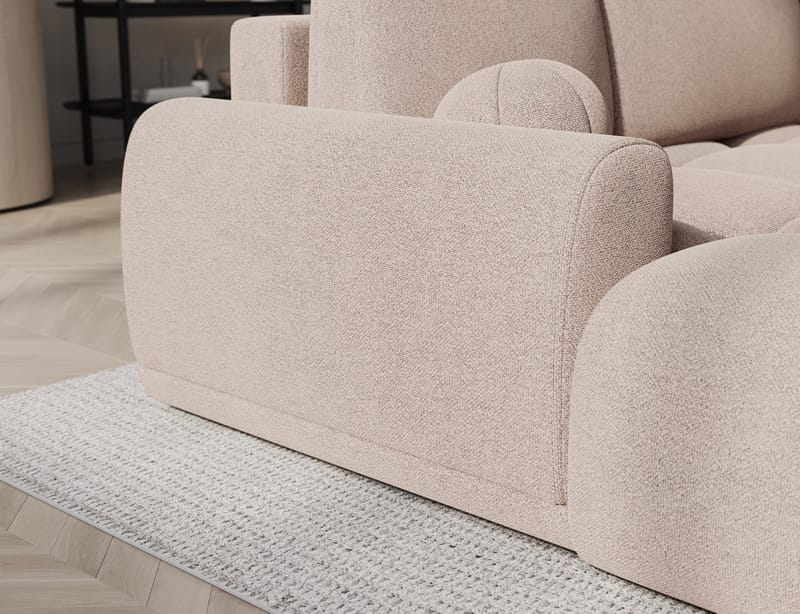 Vittario 3-personers boblende sovesofa med divan og opbevaring, venstre - Xillar 20 - Møbler - Sofaer - Sovesofaer