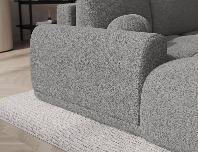 Vittario 3-personers boblende sovesofa med divan og opbevaring, venstre - Royal 04 - Møbler - Sofaer - Sovesofaer