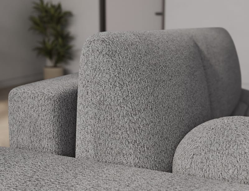 Vittario 3-personers boblende sovesofa med divan og opbevaring, venstre - Royal 04 - Møbler - Sofaer - Sovesofaer