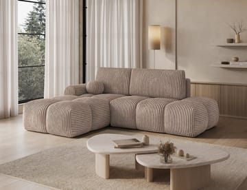 Vittario 3-personers boblende sovesofa med divan og opbevaring, venstre - Modullo 20 - Møbler - Sofaer - Sovesofaer