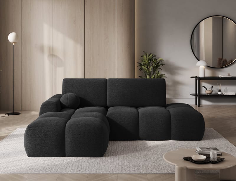 Vittario 3-personers boblende sovesofa med divan og opbevaring, venstre - Royal 05 - Møbler - Sofaer - Sovesofaer