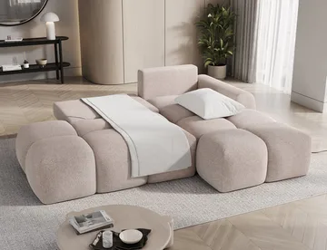 Vittario 3-personers Bubblig sovesofa med divan og opbevaring højre - Xillar 20 - Møbler - Sofaer - Sovesofaer