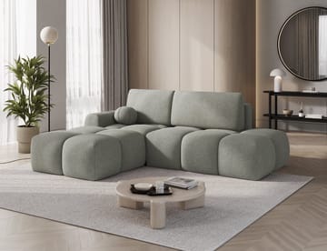 Vittario 3-personers boblende sovesofa med divan og opbevaring, venstre - Xillar 100 - Møbler - Sofaer - Sovesofaer