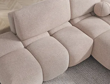 Vittario 3-personers Bubblig sovesofa med divan og opbevaring højre - Xillar 20 - Møbler - Sofaer - Sovesofaer