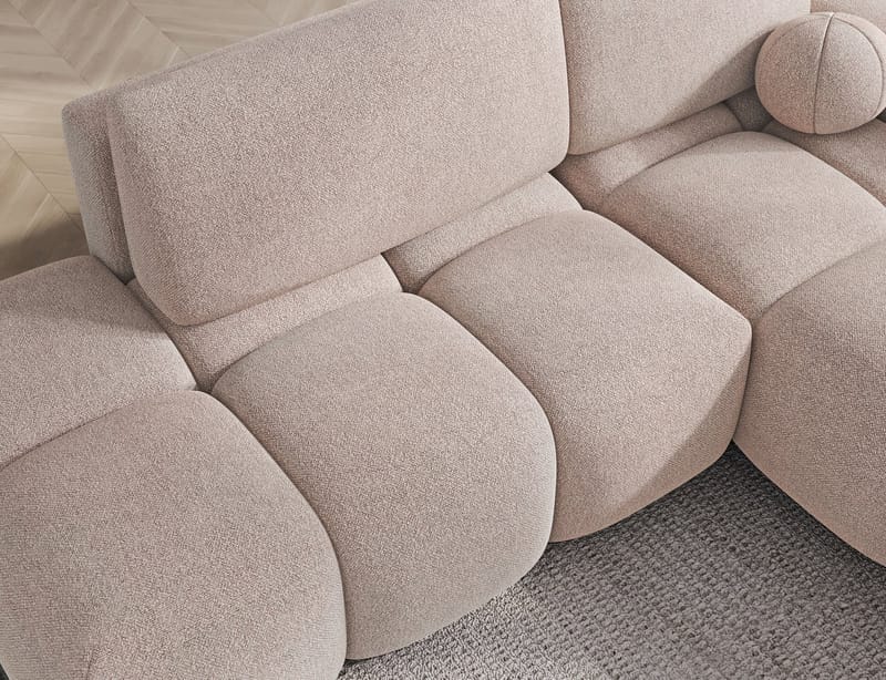Vittario 3-personers Bubblig sovesofa med divan og opbevaring højre - Xillar 20 - Møbler - Sofaer - Sovesofaer