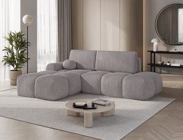 Vittario 3-personers boblende sovesofa med divan og opbevaring, venstre - Modullo 03 - Møbler - Sofaer - Sovesofaer