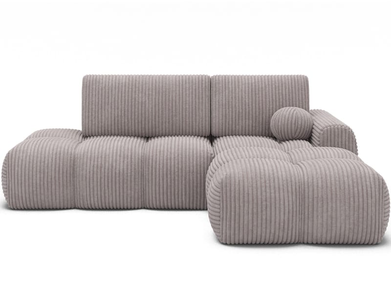 Vittario 3-personers Bubblig sovesofa med divan og opbevaring højre - Modullo 03 - Møbler - Sofaer - Sovesofaer