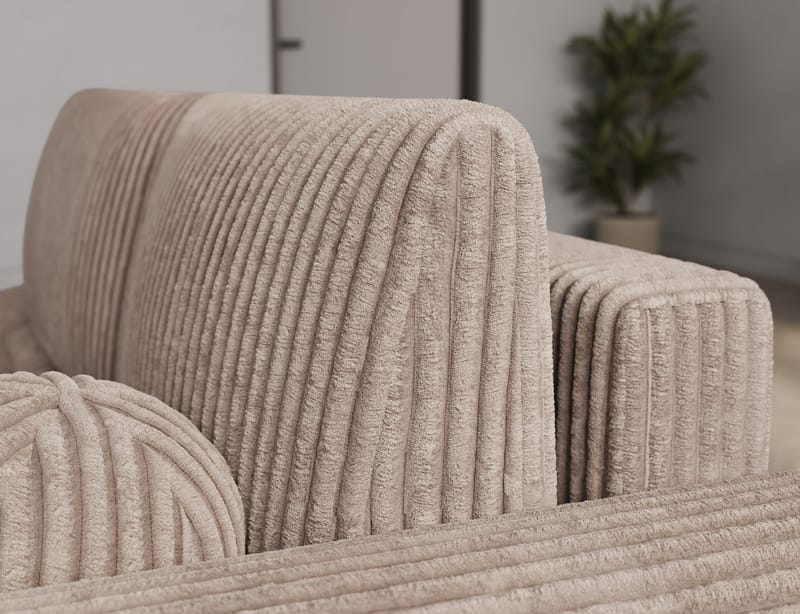 Vittario 3-personers Bubblig sovesofa med divan og opbevaring højre - Modullo 20 - Møbler - Sofaer - Sovesofaer