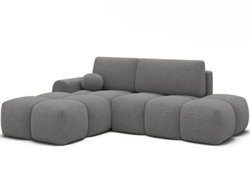 Vittario 3-personers boblende sovesofa med divan og opbevaring, venstre - Royal 04 - Møbler - Sofaer - Sovesofaer