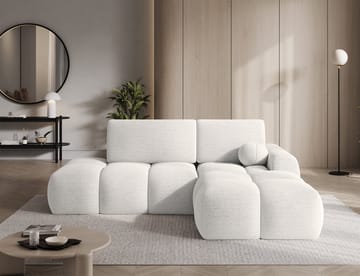 Vittario 3-personers Bubblig sovesofa med divan og opbevaring højre - Royal 01 - Møbler - Sofaer - Sovesofaer