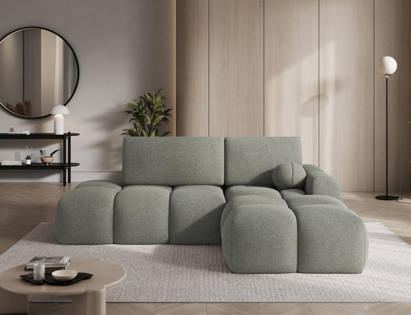 Vittario 3-personers Bubblig sovesofa med divan og opbevaring højre - Xillar 100 - Møbler - Sofaer - Sovesofaer
