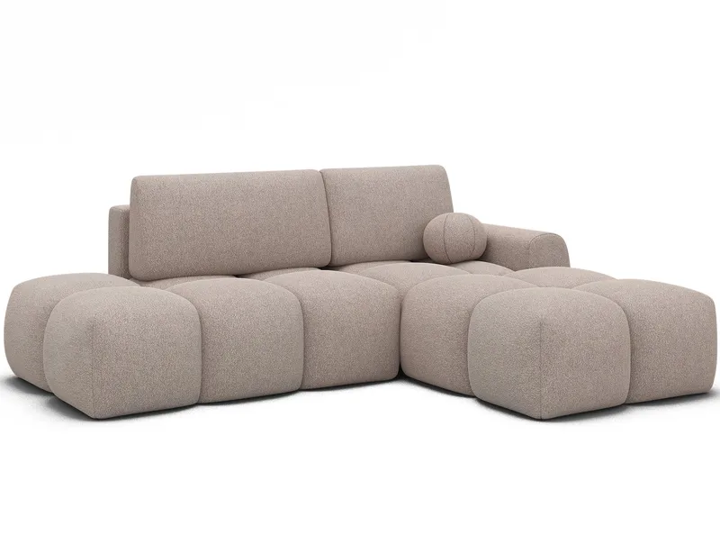 Vittario 3-personers Bubblig sovesofa med divan og opbevaring højre, Xillar 20