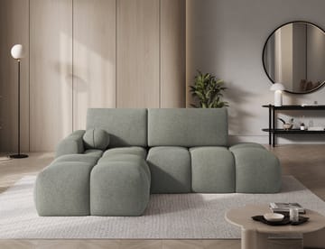 Vittario 3-personers boblende sovesofa med divan og opbevaring, venstre - Xillar 100 - Møbler - Sofaer - Sovesofaer