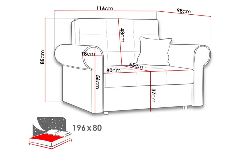 Viva sølv sofa - Sovesofaer - Velour sofaer