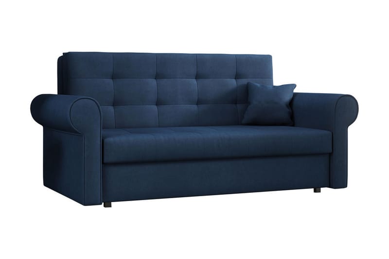 Viva sølv sofa - Sovesofaer - 3 personers sovesofa - Velour sofaer