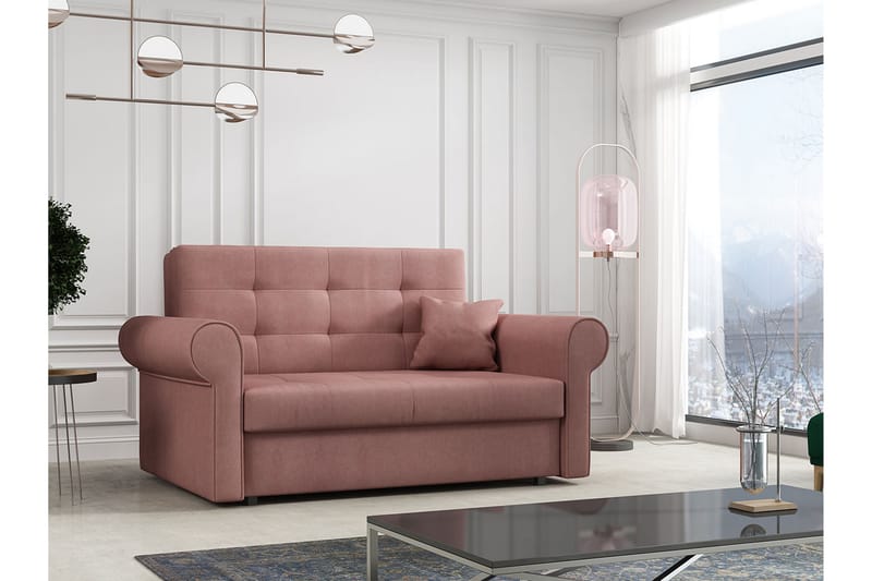 Viva sølv sofa - Sovesofaer - 2 personers sovesofa - Velour sofaer