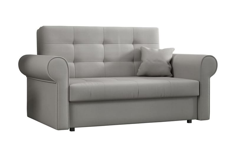 Viva sølv sofa - Sovesofaer - 2 personers sovesofa - Velour sofaer