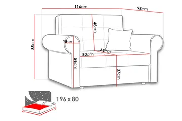 Viva sølv sofa - Møbler - Sofaer - Sovesofaer