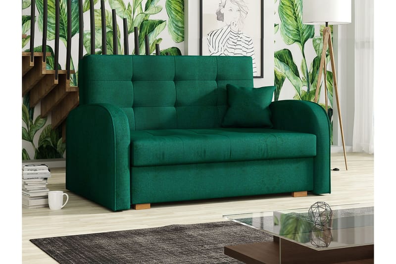 Viva sovesofa 133x98x85 cm - Sovesofaer - 2 personers sovesofa - Velour sofaer